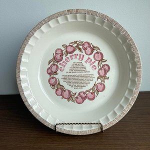 Royal China by Jeannette Cherry Pie Plate